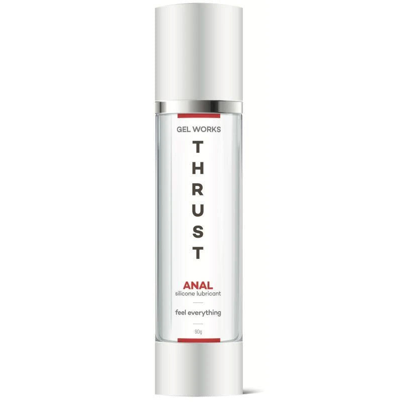 Front view of Wet Stuff Thrust Anal lube showing bottle design and key features | Flirty Bay Adult Store Australia, best personal lubricant